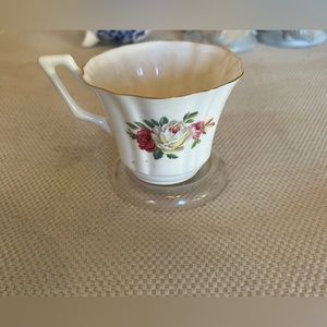 Tea Cup -Regency June Rose Floral